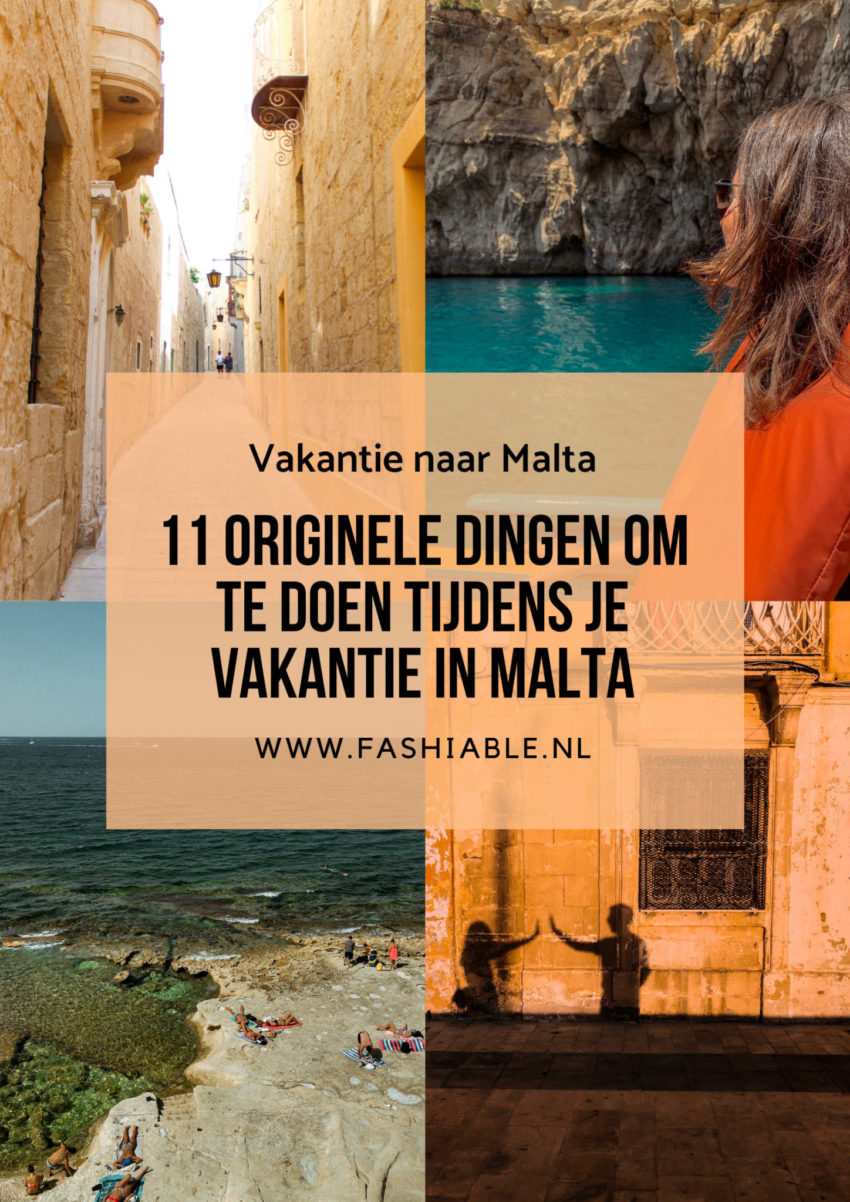 Originele dingen om te doen tijdens vakantie in Malta