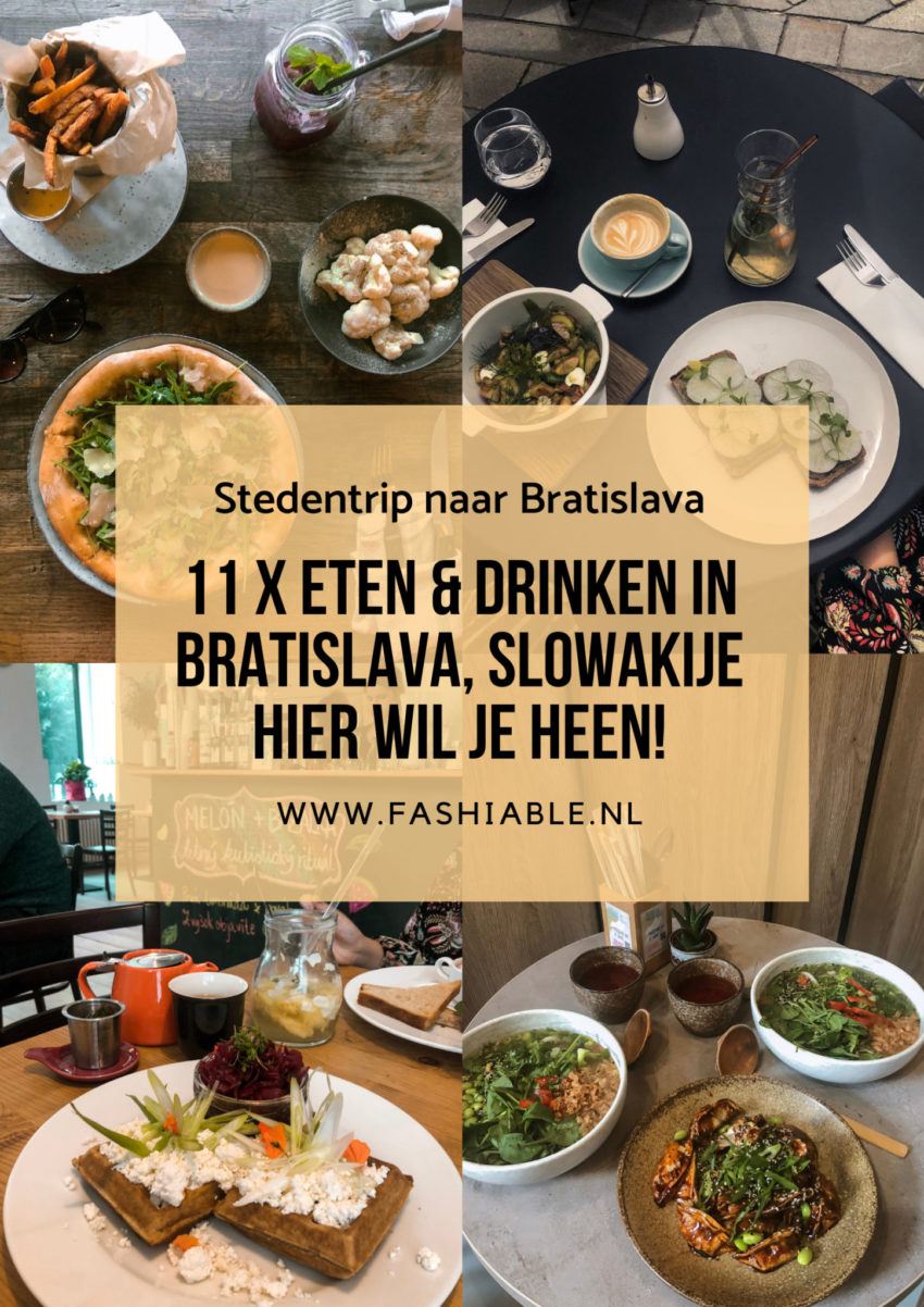Eten en drinken in Bratislava, Slowakije