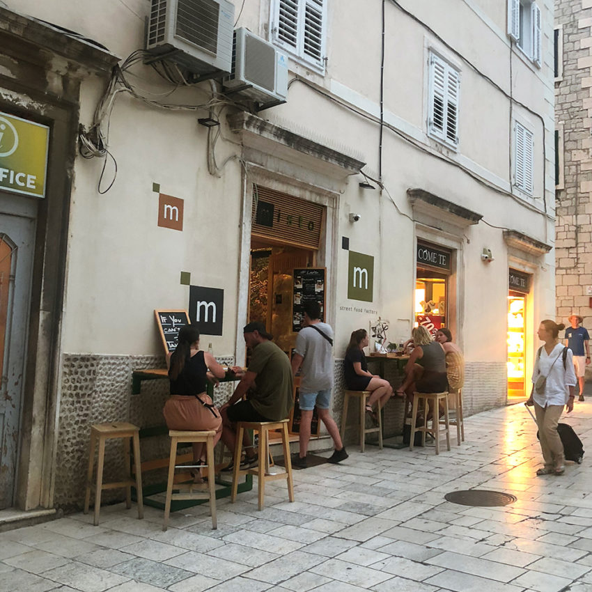 Restaurant Mistro Street Food Factory in Split, Kroatië