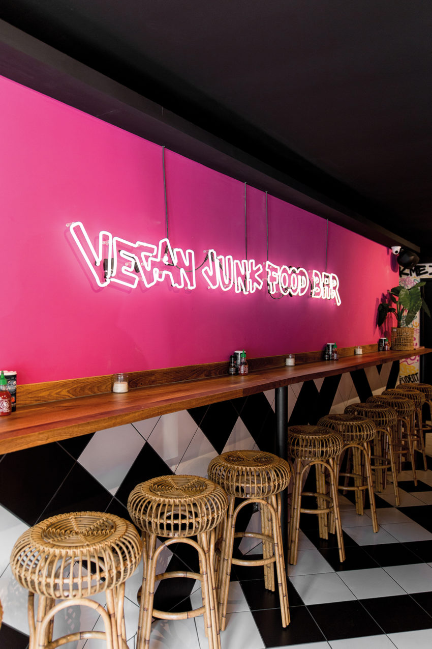 Veganistische snackbar Vegan Junk Food Bar in Amsterdam