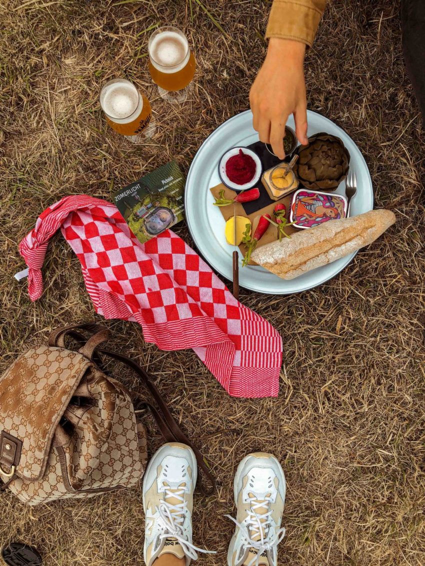 Picknicken op Forteiland Pampus