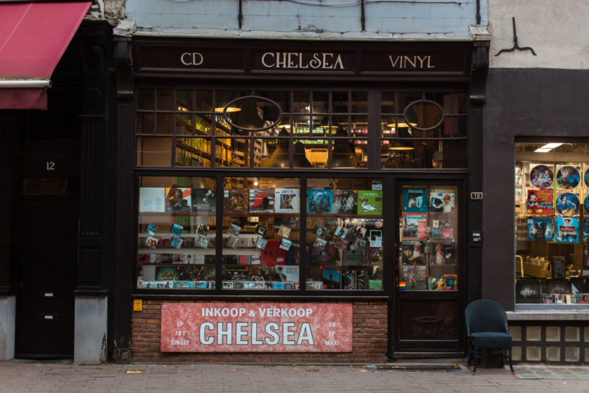 Chelsea Records platenzaak in Antwerpen