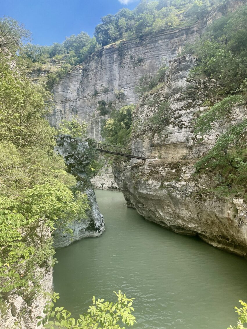 Osumi canyon in Albaniue
